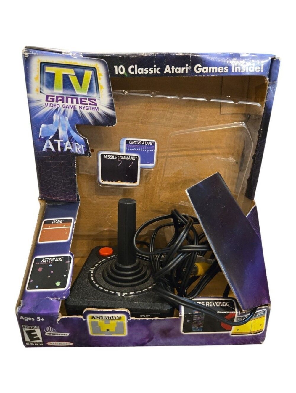 NIB ATARI CONTROLER W/ 10 GAMES